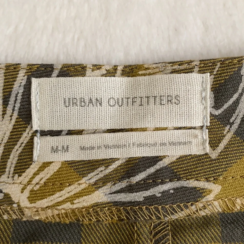 Urban Outfitters | Boho Dark Academia Pleated Plaid Floral Mini Wrap Front Skirt - Picture 9 of 16